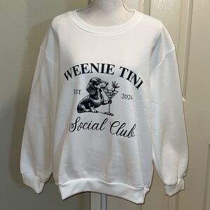 NWOT Dachshund Graphic Sweatshirt
